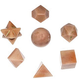 White Whale Reiki Healing Crystal Gemstone 7 Pieces Balancing Sacred Stone