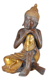 White Whale Brass  Buddha Idol Metal Sculpture Buddha Statue Brass Astmangal Pose Goddess Statue Home Decor Gift 