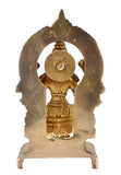 Whitewhale Brass Lakshmi Idol Hindu Lakshmi Goddess Statue Home Office Showpiece Decor