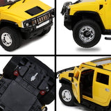 White Whale Scale Rechargeable R/C H2 Hummer with Opening Doors & Glowing Headlights.
