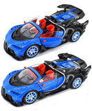 White Whale Bugatti Style Remote Control Rechargeable Car with Opening Doors