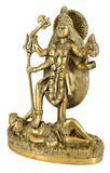 White Whale Maa Kali Brass Statue Religious Goddess Sculpture Idol Home Decor Figurine