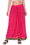 Whitewhale Womens Long Skirt India Traditional Clothing Designer For Spring Summer