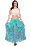 Whitewhale Womens Long Skirt India Traditional Clothing Designer For Spring Summer