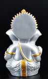 White Whale Lord Ganesha Statue for Car Dashboard God Ganesh Murti Ganpati Idol Figurine Gifts Home Décor