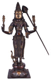 White Whale Lord Kartik  Murti Kartik  Idol Kartik  Bhagwan Brass Statue for Home Decoration Showpiece