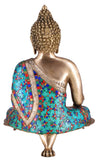 White Whale Brass  Buddha Idol Metal Sculpture Buddha Statue Brass Goddess Statue Home Decor Gift