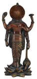 White Whale Brass Lord Vishnu Standing Religious Brass Statue Home Decor Figurine