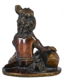 White Whale Little Krishna Idol India Hind Hindu God Brass Sculpture Makhan Krishna Statue Decor Gift