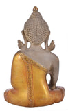 White Whale Brass Buddha Idol feng Shui Home Decorative Showpiece