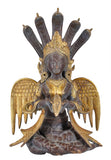 White Whale Antique Nagkanya Design Brass 