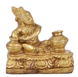 White Whale Makhan Krishna Statue Hindu God Figurine Flute Lover Solid Handmade Brass Sculpture Home Decor