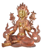 White Whale Tara Buddha Idol Tibetan Buddhism Yin Kwan Goddess Buddhist Statue