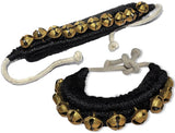 Whitewhale Handmade Indian Classical Ghungroo Dance Accessories Bharatnatyam, Kuchipudi, Odissi Ghungru For Dancer's Feet (10 bells + 10 bells)