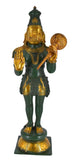White Whale Brass Standing Lord Hanuman Statue Religious Strength God Sculpture Idol | Pooja | Diwali Gifts Height 21 Inches