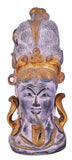 White Whale Brass Antique Goddess Naag Devi Head Idol Figurine Home Decorative Showpiece Home Decor