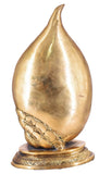 White Whale Brass Lord Mangalkari Ganesha Sitting On Lotus Bhagwan Idol Ganesha Statue Ganpati Murti Home Decor