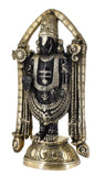 White Whale Lord Tirupati Balaji/Sri Venkateswara Brass Statue Religious Strength God Sculpture Idol - 24 Inches