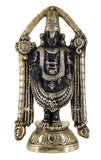 White Whale Lord Tirupati Balaji/Sri Venkateswara Brass Statue Religious Strength God Sculpture Idol - 24 Inches