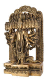 White Whale Lord Vishnu Narayan Dashavatar 14 inches - Incarnations of Lord Vishnu - Vishnu surrounded by his Avatar
