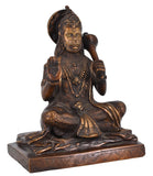 White Whale Lord Hanuman Idol Strength Monkey Figurine Bajrang Bali Statue Brass Sculpture Diwali Decor Gifts