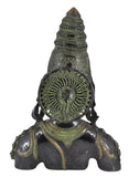 White Whale Brass Antique Goddess Parvati Idol Figurine Home Decorative Showpiece