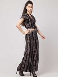 Whitewhale Women Fit and Flare Black Dress