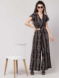 Whitewhale Women Fit and Flare Black Dress