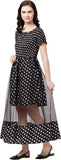 Whitewhale Women Fit and Flare Black Dress