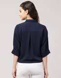 Whitewhale Women  Crepe Regular & Casual Shirt For Women