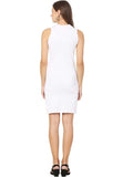 Whitewhale Women Bodycon White Dress