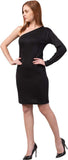 Whitewhale Women Bodycon Black Dress