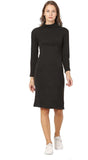 Whitewhale Women Bodycon Black Dress