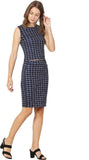 Whitewhale Women Bodycon Navy Blue Dress