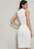 Whitewhale Women Bodycon White Dress