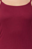 Whitewhale Women Bodycon Maroon Dress