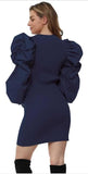 Whitewhale Women Bodycon Navy Dress