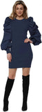 Whitewhale Women Bodycon Navy Dress
