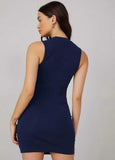 Whitewhale Women Bodycon Dark Blue Dress