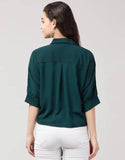 Whitewhale Women  Crepe Regular & Casual Shirt For Women