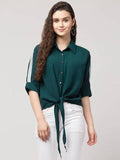Whitewhale Women  Crepe Regular & Casual Shirt For Women