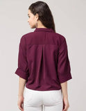 Whitewhale Women  Crepe Regular & Casual Shirt For Women