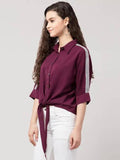 Whitewhale Women  Crepe Regular & Casual Shirt For Women