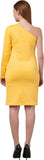 Whitewhale Women Bodycon Yellow Dress