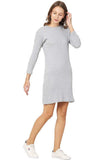 Whitewhale Women Bodycon Grey Dress