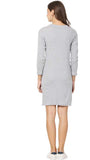 Whitewhale Women Bodycon Grey Dress