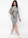 Whitewhale Women Bodycon White Dress