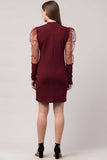 Whitewhale Women Bodycon Maroon Dress