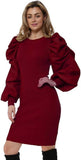 Whitewhale Women Bodycon Maroon  Dress