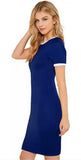 Whitewhale Women Bodycon Navy Dress